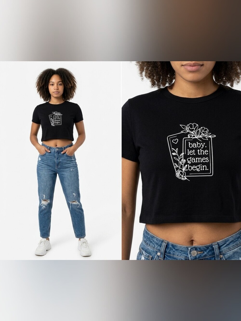 Taylor Swift Reputation Themed Crop Top Large - Picture 1 of 6